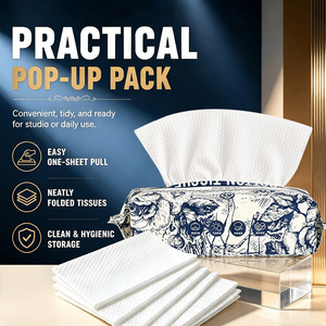 Nonwoven Spunlace Disposable 100% Biodegradable Compostable No Sting Super Soft Tattoo <strong>Tisssue</strong> for Skin Protect Cleaning - Product Image 2