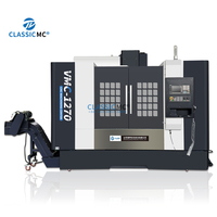 Máquina CNC Vertical VMC1270 con Servocontrol y Sistema de Extracción de Virutas para Producción de Piezas de Acero y Aluminio