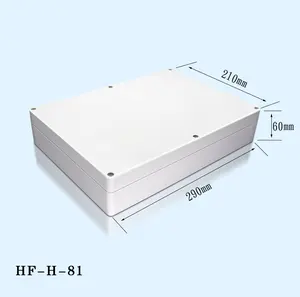 290*210*60MM L*W*H P65 Waterproof Outdoor Plastic Wall Mounted Electronic Enclosure For Junction Box Battery Box