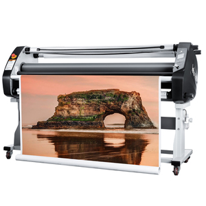 LeFu LF1700-D1 1630mm automatische warme und kalte Laminator-Klebstoff-Vinyl-Großformat-Rolle-zu-Rolle-Lamini maschine - Product Image 6