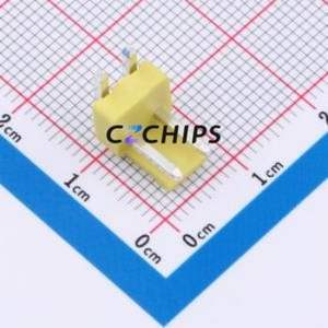 BX-VH3.96-2PWZ-Y Wire-to-<b>Board</b> <b>Pin</b> Header Bent Lead Through Hole,P=3.96mm Connector 1x2P 3.96mm Right Angle Insert VH - Product Image 1