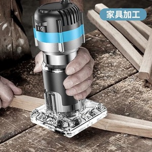 Woodworking Router Electric Milling Machine Multifunctional Aluminum Panel Grooving Tool For Wood Trimming Engraving Drilling - Product Image 2