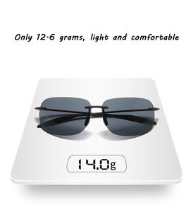 نظارات شمسية كلاسيكية من العلامة التجارية الساخنة للرجال نظارات رياضية بدون إطار TR90 بدون إطار نظارات شمسية مستقطبة مربعة نظارات واقية UV400 - Product Image 5