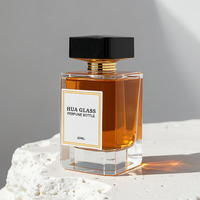 Vente en gros usine – Flacon de parfum de luxe unique de 30 ml, 50 ml, 100 ml, en verre transparent avec capuchon, pour cosmétiques et parfums