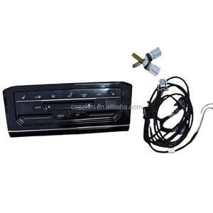 Panel de control <span class=keywords><strong>t</strong></span>áctil de aire acondicionado, interruptor de control de aire acondicionado LCD calentado 17G907044AR/AN con marco, para MQB Tiguanl - Product Image 1