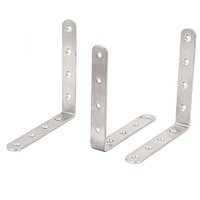 Support de fixation en L en acier inoxydable pour construction industrielle, estampage de tôle métallique sur mesure