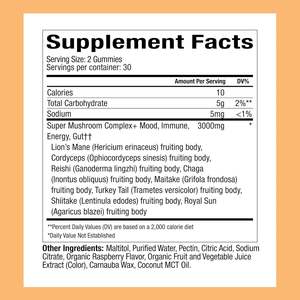 Gummies de champignon crinière de lion biologique, stimulant de la défense immunitaire et améliorant les capacités cognitives pour adultes - Product Image 5