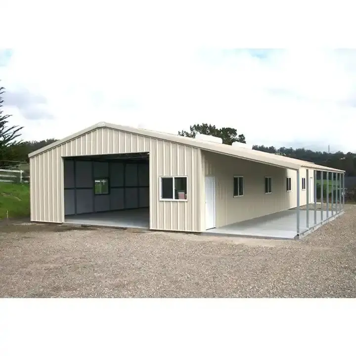 Cheap Design Modern Industrial Steel Storage Warehouse Building Steel Entrepot Economic Economical Warehouse