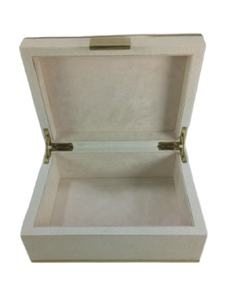 DAPHOCO Organisateur de bijoux de voyage personnalisé avec logo, en velours et similicuir shagreen, boîte à bagues, fermeture éclair, pour colliers et cosmétiques 0004L Binh Duong - Product Image 2