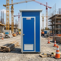 Usine chinoise de conteneurs préfabriqués portables pour toilettes mobiles, douches de camping et toilettes publiques extérieures, ignifuges, étanches et à montage rapide, en vente
