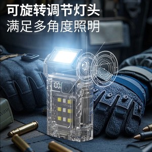 <b>Led</b> Headlamp Strong <b>Light</b> <b>Rechargeable</b> Portable Clip On Camping Emergency <b>Work</b> <b>Light</b> White 30000 Hours Lifespan - Product Image 2