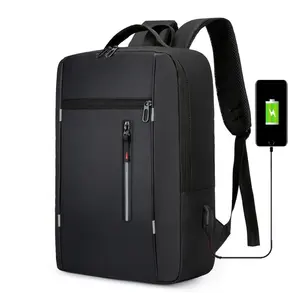 फैक्टरी हॉट सेल बैग 15.6 इंच यूएसबी वाटरप्रूफ नोटबुक थोक यूनिसेक्स पॉलिएस्टर लैपटॉप बैग कस्टम व्यवसाय लैपटॉप बैकपैक