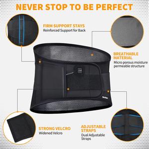 Cinturón térmico de calefacción personalizado de fábrica <span class=keywords><strong>Almohadilla</strong></span> térmica <span class=keywords><strong>Lumbar</strong></span> y vientre 3 modos de calor ajustables para correa elástica para uso diario - Product Image 6