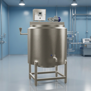Tanque Pasteurizador de Helado Automático de Acero Inoxidable de 1000 Litros de Madhuli Industries |   Máquina de Pasteurización para Mezcla de Helado Lácteo - Product Image 3