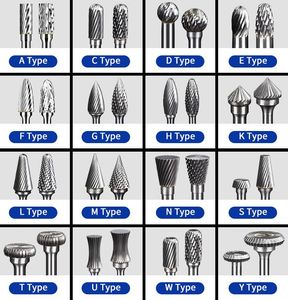 Fresas Rotatorias de Carburo de Tungsteno Recubiertas Tipo <span class=keywords><strong>K</strong></span> Jinxin, Corte Simple/Doble, 90 Cónicas, Piezas de Herramientas Manuales, 70 mm de Longitud para - Product Image 4