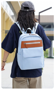 Sac à dos pour femme de style universitaire personnalisé, grande capacité, léger, adapté aux voyages, au loisirs, élégant - Product Image 6