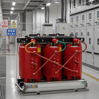 Transformateurs de distribution triphasés Nachuan SCB10 50KVA-600KVA à résine de cuivre moulée à sec pour usage industriel, haute efficacité 0.98