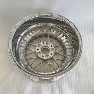 Jantes en alliage forgé RCSR <span class=keywords><strong>2</strong></span> pièces 5x112 5x127 à déport profond chromées en aluminium 18 19 20 21 22 24 26 pouces 20 22 Accessoires pour SUV et voitures - Product Image 4