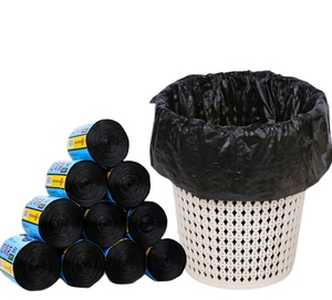 High Quality Eco Friendly Portable Large <b>Roll</b> Dormitory Home Kitchen Trash Bag Black <b>Plastic</b> Bags - Product Image 6