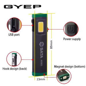 AE5923 <span class=keywords><strong>Torcia</strong></span> <span class=keywords><strong>da</strong></span> <span class=keywords><strong>Lavoro</strong></span> LED COB Ricaricabile con Magnete, Lampada d'Emergenza per Riparazioni Auto e Officina - Product Image 4