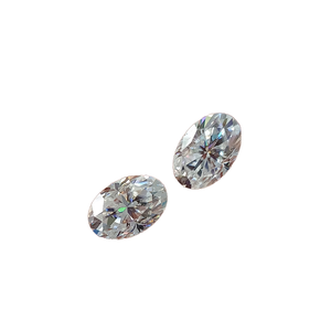 Moissanite synthétique (créée en laboratoire) de couleur DE VVS1, taille poire, avec jeu de couleurs/effet de feu, 6*8~9*13mm pour bijoux - Product Image 1