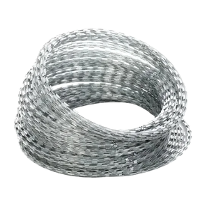 Fil de fer barbelé de sécurité de haute qualité, grillage, corde à barbelés, fil barbelé galvanisé à lames, clôture en fil barbelé rasoir - Product Image 1