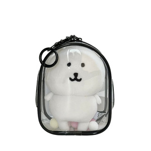 Bolsa de Almacenamiento y Exhibición de PVC Transparente para Muñecas de Algodón de 10 cm, con Diseño de Oso Enano Autodepreciativo, a Prueba de Polvo - Product Image 5