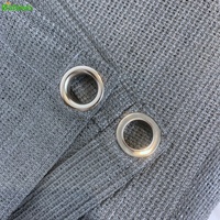 Markise-Floor mit Ösen HDPE-Camping-Floor Außenschlitzboden mit Tragetasche T-Pegs, Stahlnägeln und Kleinem Besen