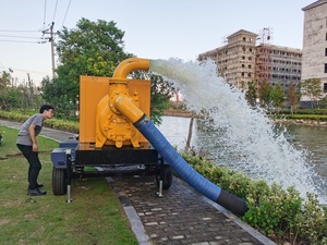 Bomba de agua diésel con cubierta de lluvia insonorizada de 6 pulgadas para construcción, riego de drenaje municipal, minería - Product Image 5