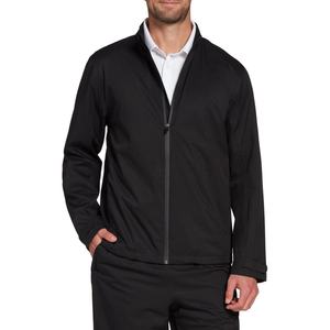 Veste coupe-vent à col montant, veste de golf imperméable à manches longues, résistante à l'eau, thermique, légère, imperméable avec manches amovibles - Product Image 1