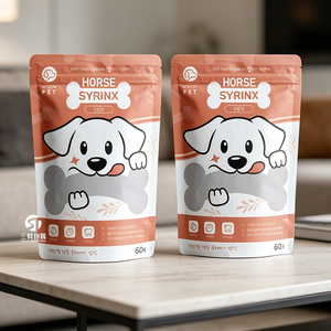 227g 8oz Custom Gravure Printed Freeze Dried Dog Cat Treat Pouch Aluminum <b>Foil</b> Stand Zipper Bag for Noodle Canned Food Factory - Product Image 3