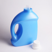 Logo de taille personnalisée en plastique de couleur 250ml 500ml 1L 2L 3L 4L 5L Bouteilles de liquide de lessive HDPE contenant de colle pour détergent à lessive