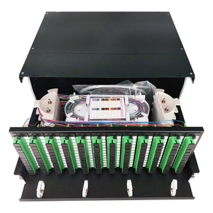 KEXINT 144 Lõi <span class=keywords><strong>4u</strong></span> * 19 "FTTH Rack Mount Full Load Khung Phân Phối Sợi Quang ODF Với SC/APC <span class=keywords><strong>Patch</strong></span> Cord Pigtail - Product Image 1