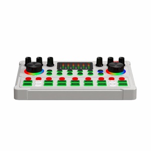 Tarjeta de Sonido Inalámbrica <span class=keywords><strong>M3</strong></span> para Youtubers con Pantalla LED RGB, Reducción de Ruido Inteligente DSP y Soporte para Micrófono de 48V para Grabaciones en Vivo - Product Image 3