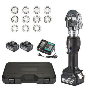 Outil de sertissage hydraulique électrique industriel EP-300, construction en acier allié pour sertissage hexagonal, gamme Cu 300 mm/Al 240 mm - Product Image 1