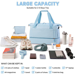 Tas traveling portabel 2 dalam 1 Set, tas popok bayi, tas ibu hamil, tas traveling portabel, tas Tote mewah, kapasitas besar, 2 dalam 1 Set, modis - Product Image 4