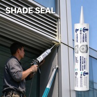 JUNBOM 9800 Mastic silicone structurel résistant aux UV pour murs-rideaux en aluminium, service OEM, durcissement neutre, RTV résistant aux UV, OEM