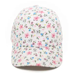 Colorful Kids Girls Tie Dye Baseball Cap Outdoor Adjustable Hat Wholesale Custom Logo Children Caps Hats