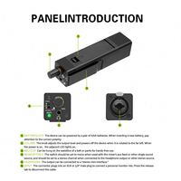Aoshen P7 Active Headphone Monitor Amplifier 200W Profesional Studio dengan Low Noise High Gain, Warna Hitam Metalik