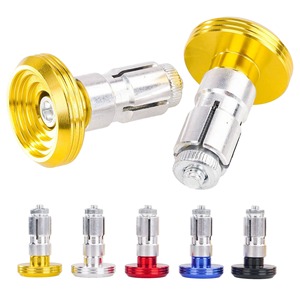 Mocell 1 Par de Tapas de Extremo de Manillar Universales de Aleación de Aluminio CNC para Motocicleta, Repuesto de Puños de Moto - Product Image 1