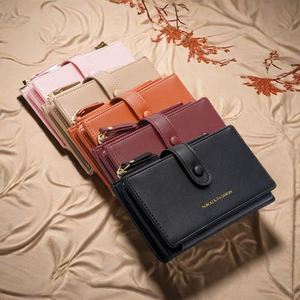 Trendy Women's Casual Leather Money Clip Wallet Large Capacity Design Manufacturer Direct Supply - Product Image 3
