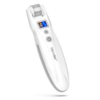 Rouleau Bio Multifonction G5 LED Derma Roller à 5 Niveaux de Micro-Courant Portable pour Mésothérapie et Microneedling Visage et Corps US