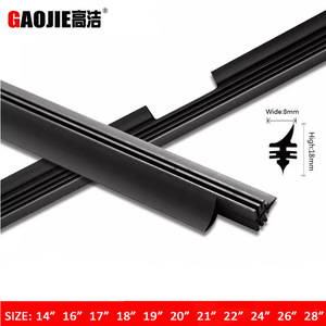 Lame d'essuie-glace sans cadre Gaojie, bande en caoutchouc en forme de queue d'oiseau, angle de raclage de 180 degrés pour les essuie-glaces de pare-brise de voiture - Product Image 4