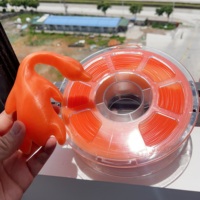 Filament PLA pour impression 3D, couleur changeante, orange canard rôti (effet soleil)