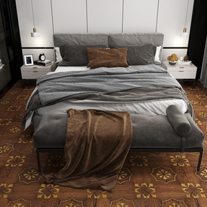 Offre Spéciale Français Antique Versailles Érable Rouge/Noyer Noir/Chêne Blanc 3 Feuilles Parquet - Product Image 5