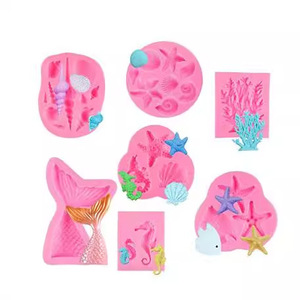 Ocean Sea Shell Cake Mold Set Reusable Fondant Chocolate Mold For Cake Decoration - Product Image 3