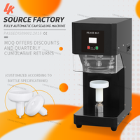 Machine de scellage de canettes en plastique automatique LK-ACS Machine de scellage de canettes automatique pour café