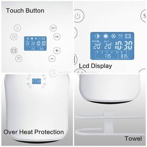 120V de alta temperatura habitación espacio eléctrico montado calentador de ventilador para Atlántico el mercado de EE. UU. - Product Image 4