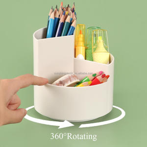 Portalápices de Plástico SUNSHING para Organizador de Escritorio de Oficina, Portalápices Giratorio de 360 Grados, Organizador de Escritorio para Material Escolar - Product Image 2
