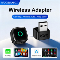 Adaptateur sans fil CarPlay Wooboobox M5 |   Dongle véritablement compact et portable pour voiture d'origine avec CarPlay et Android Auto